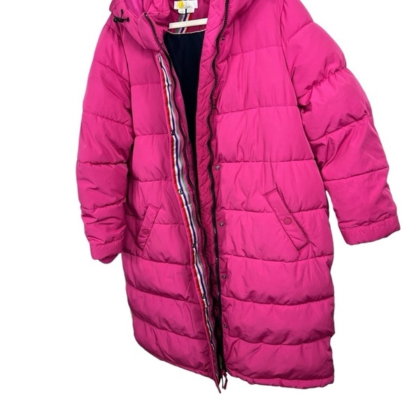 Boden Pink Thompson Long Puffer Coat Jacket - Picture 2 of 11